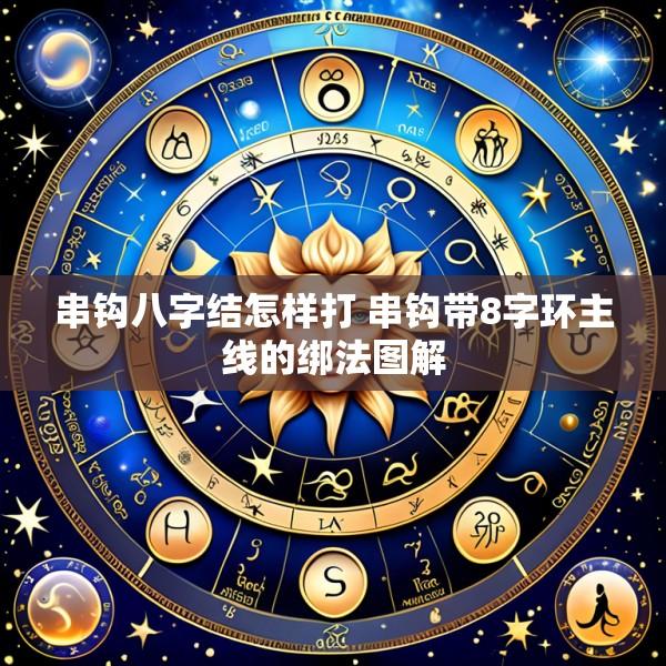 串钩八字结怎样打 串钩带8字环主线的绑法图解