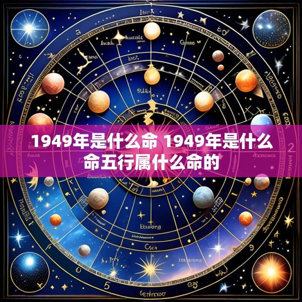 1949年是什么命 1949年是什么命五行属什么命的