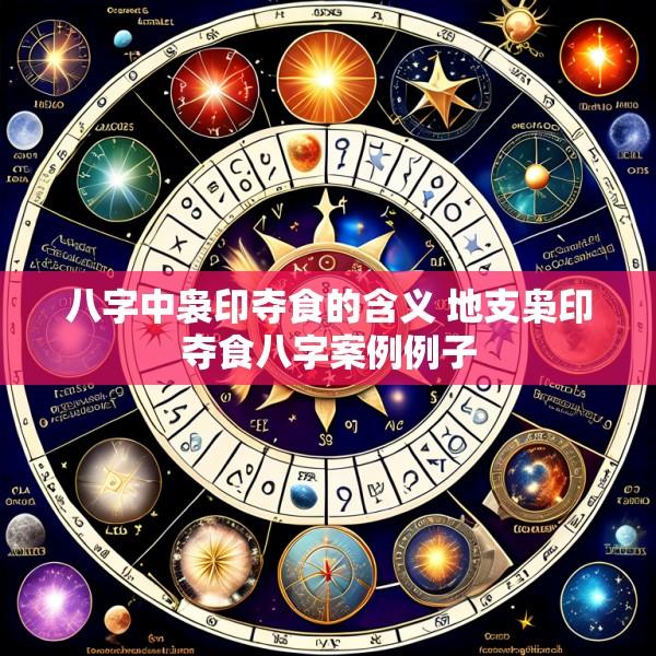 八字中袅印夺食的含义 地支枭印夺食八字案例例子