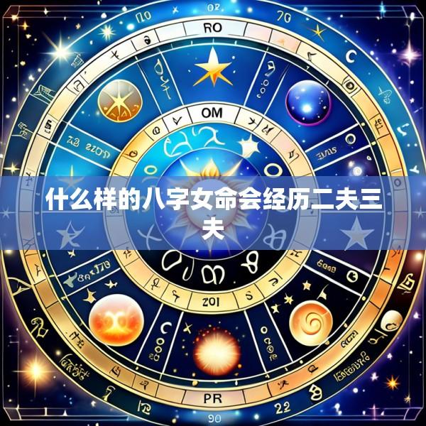 什么样的八字女命会经历二夫三夫