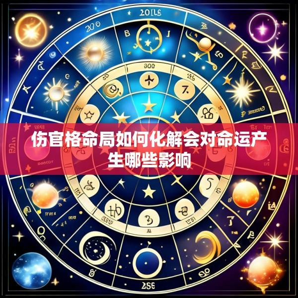 伤官格命局如何化解会对命运产生哪些影响