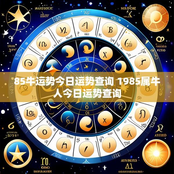 85牛运势今日运势查询 1985属牛人今日运势查询