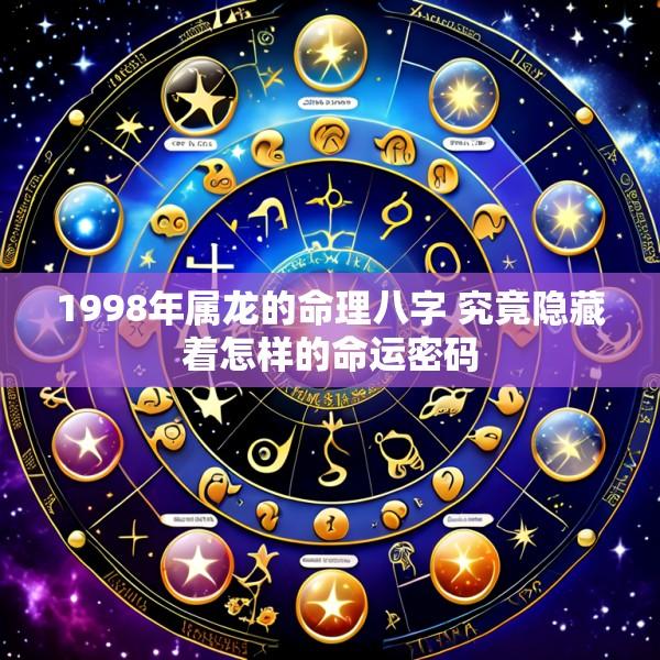 1998年属龙的命理八字 究竟隐藏着怎样的命运密码