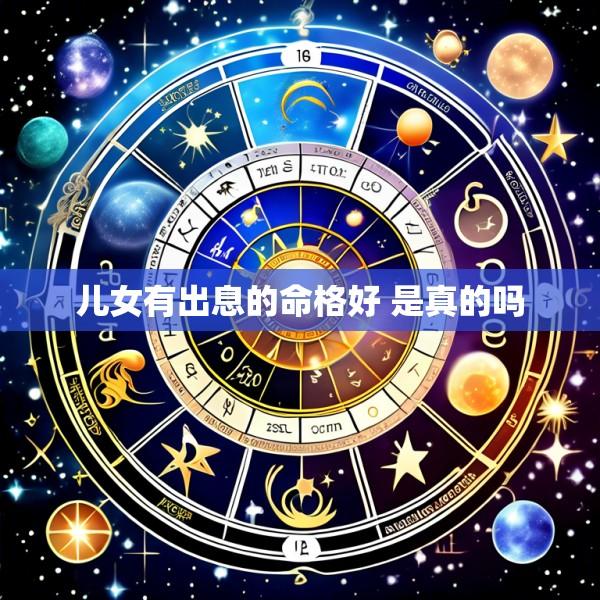 儿女有出息的命格好 是真的吗