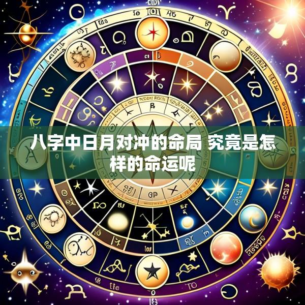八字中日月对冲的命局 究竟是怎样的命运呢