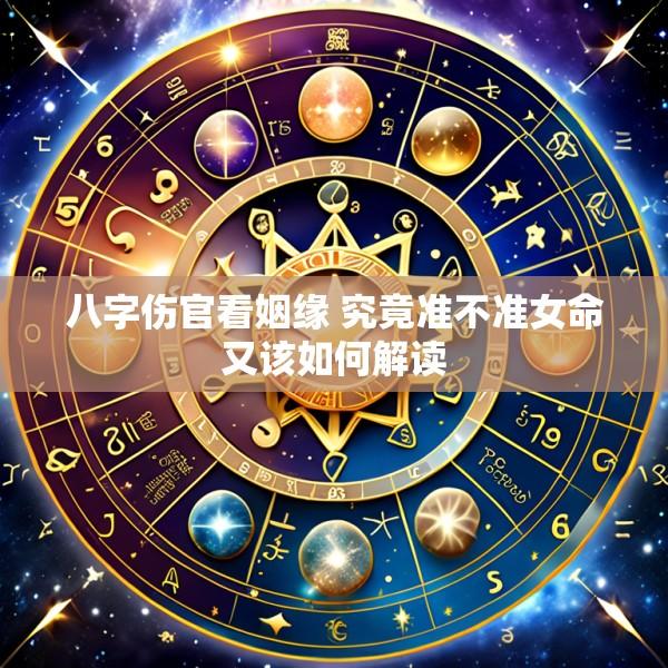 八字伤官看姻缘 究竟准不准女命又该如何解读