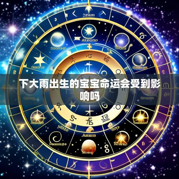 下大雨出生的宝宝命运会受到影响吗