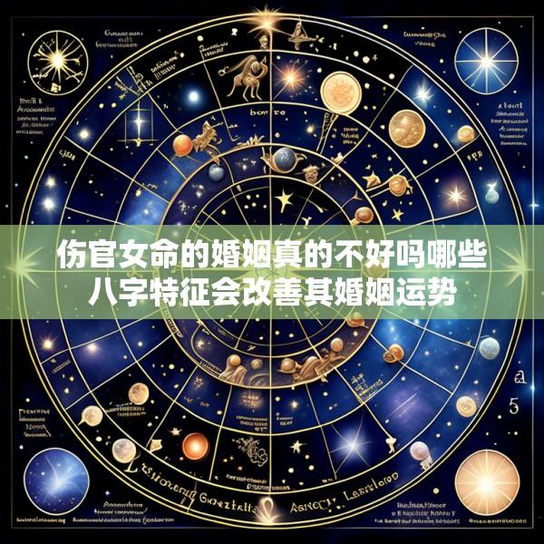 伤官女命的婚姻真的不好吗哪些八字特征会改善其婚姻运势