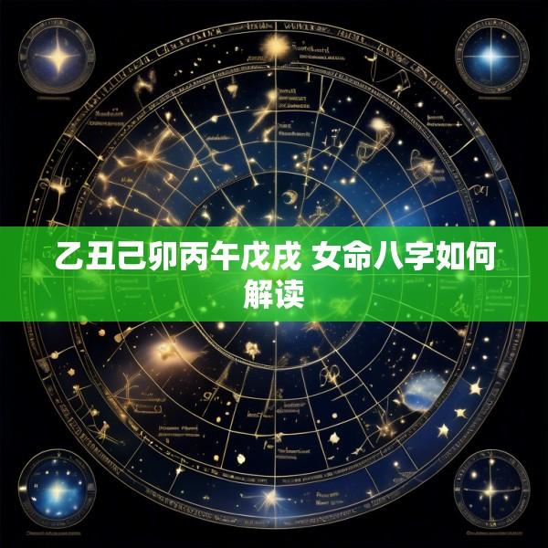 乙丑己卯丙午戊戌 女命八字如何解读
