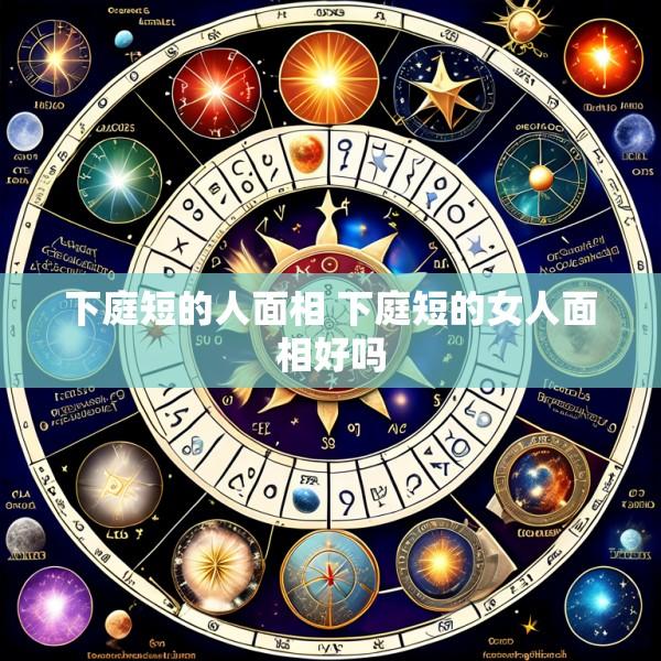 下庭短的人面相 下庭短的女人面相好吗