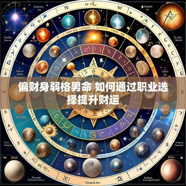 偏财身弱格男命 如何通过职业选择提升财运