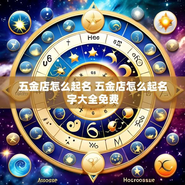 五金店怎么起名 五金店怎么起名字大全免费
