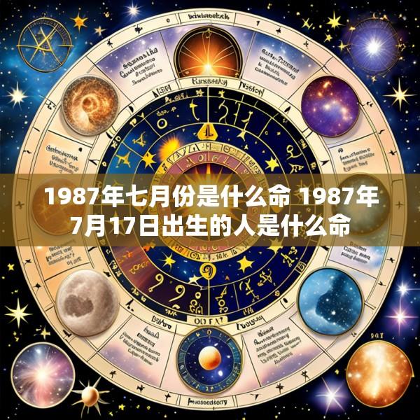 1987年七月份是什么命 1987年7月17日出生的人是什么命