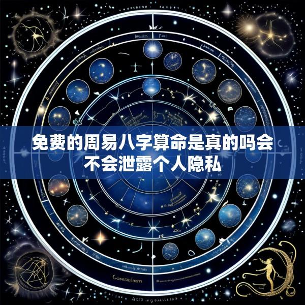 免费的周易八字算命是真的吗会不会泄露个人隐私