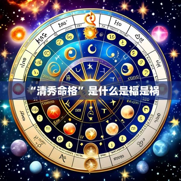 “清秀命格”是什么是福是祸