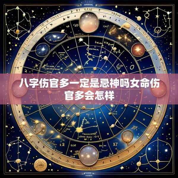 八字伤官多一定是忌神吗女命伤官多会怎样