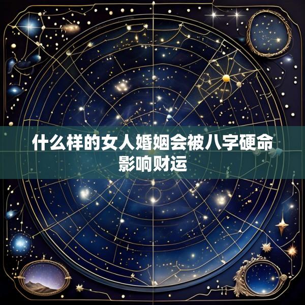 什么样的女人婚姻会被八字硬命影响财运