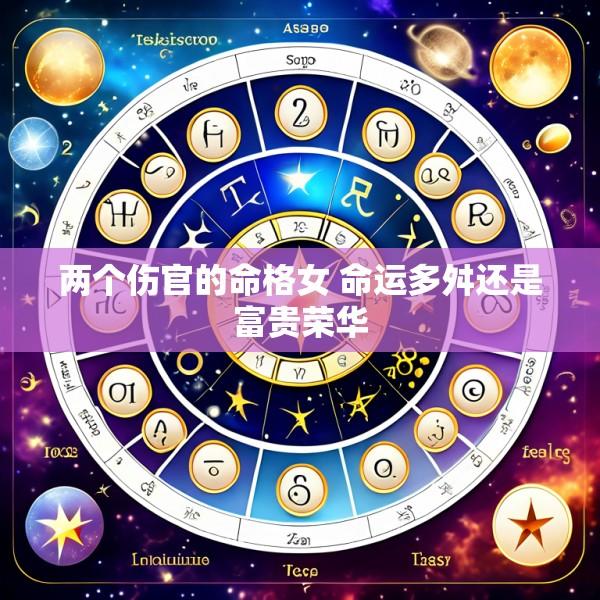 两个伤官的命格女 命运多舛还是富贵荣华
