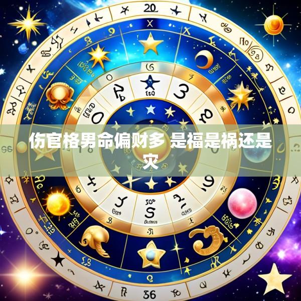伤官格男命偏财多 是福是祸还是灾