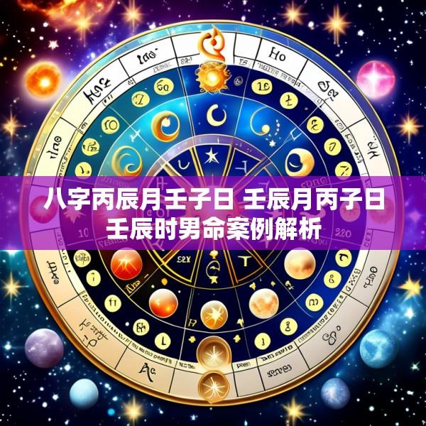 八字丙辰月壬子日 壬辰月丙子日壬辰时男命案例解析