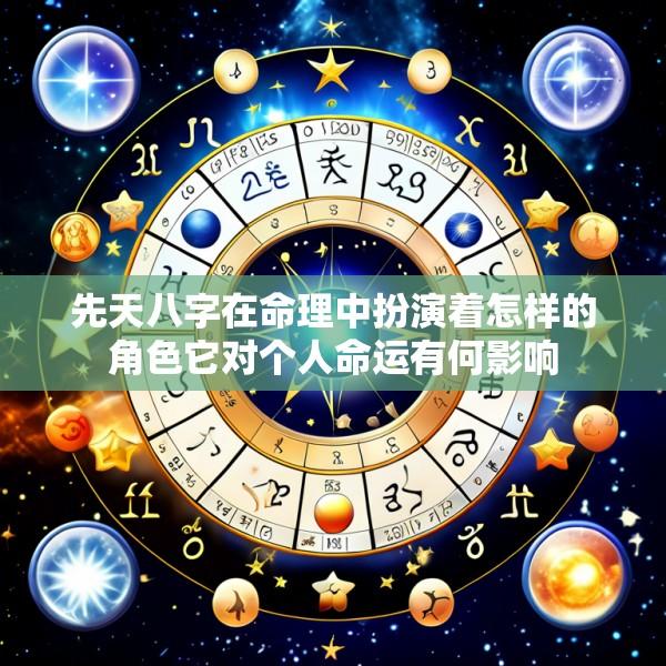 先天八字在命理中扮演着怎样的角色它对个人命运有何影响