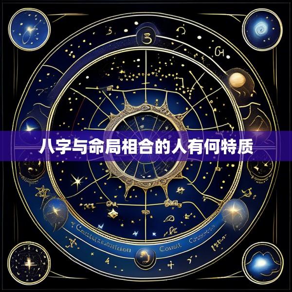八字与命局相合的人有何特质