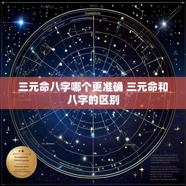三元命八字哪个更准确 三元命和八字的区别