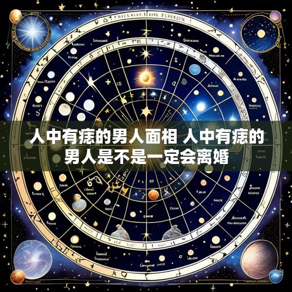 人中有痣的男人面相 人中有痣的男人是不是一定会离婚