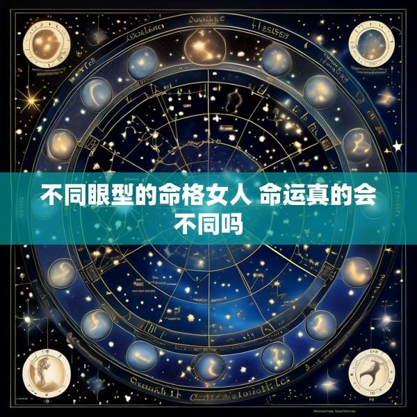 不同眼型的命格女人 命运真的会不同吗