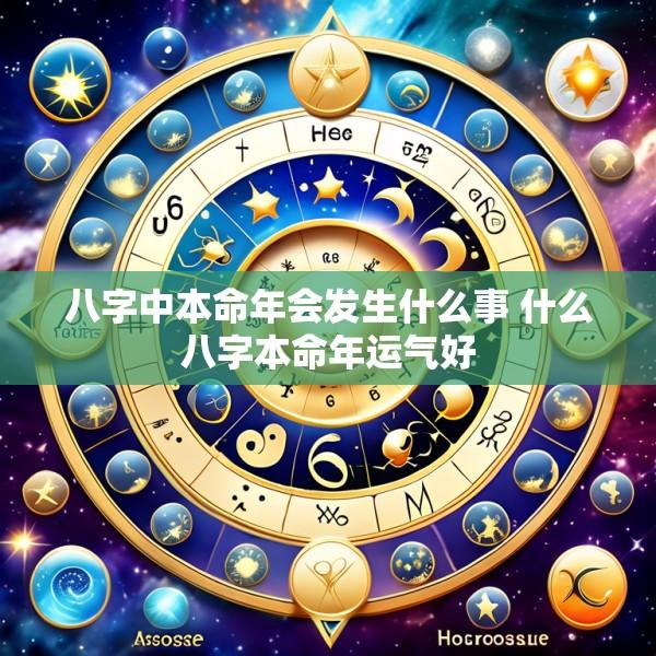 八字中本命年会发生什么事 什么八字本命年运气好