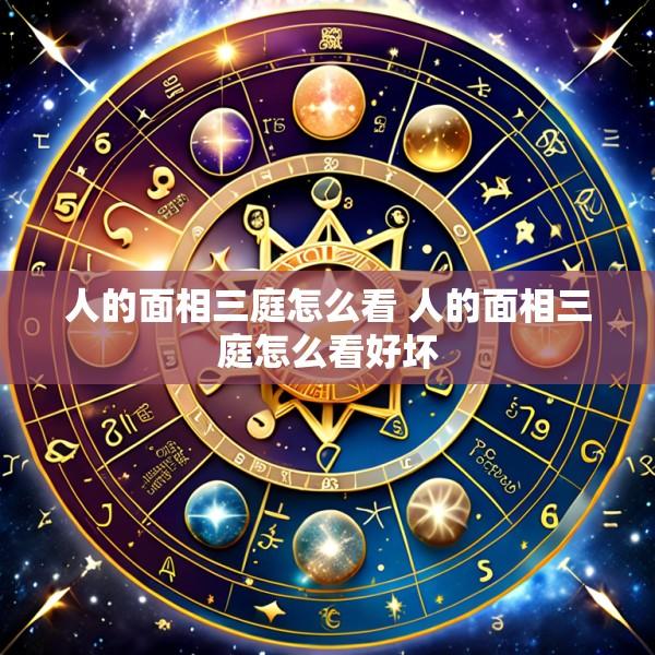 人的面相三庭怎么看 人的面相三庭怎么看好坏