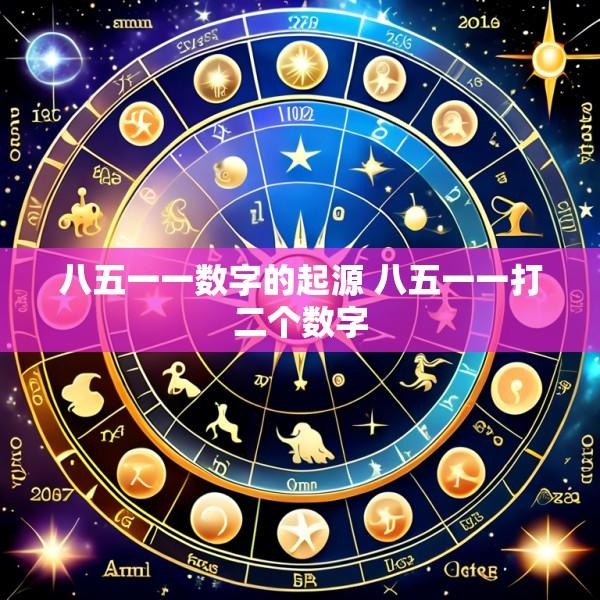 八五一一数字的起源 八五一一打二个数字