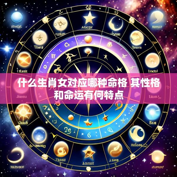 什么生肖女对应哪种命格 其性格和命运有何特点