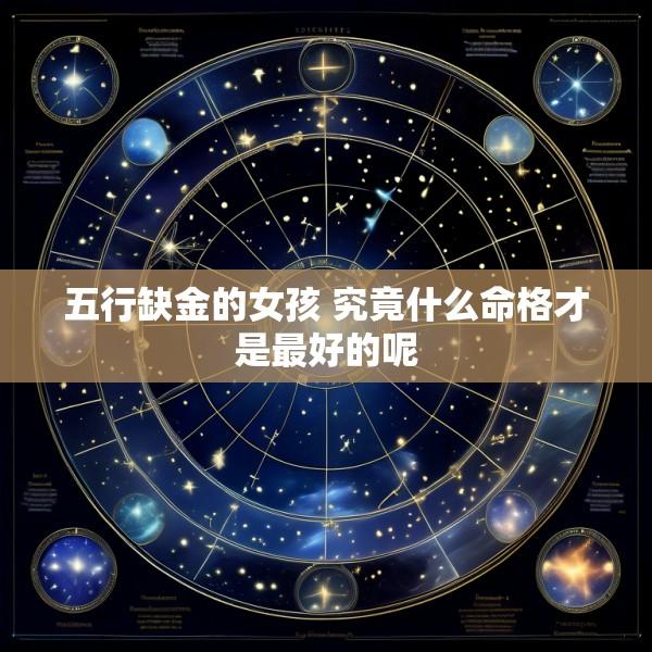 五行缺金的女孩 究竟什么命格才是最好的呢