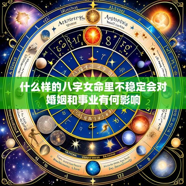 什么样的八字女命里不稳定会对婚姻和事业有何影响
