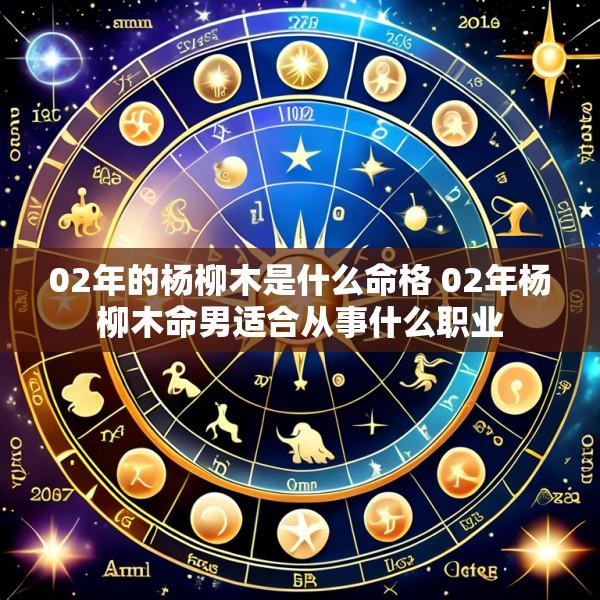02年的杨柳木是什么命格 02年杨柳木命男适合从事什么职业
