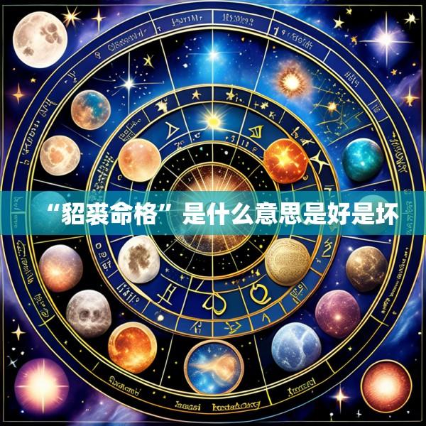 “貂裘命格”是什么意思是好是坏
