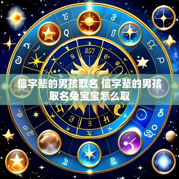 信字辈的男孩取名 信字辈的男孩取名兔宝宝怎么取