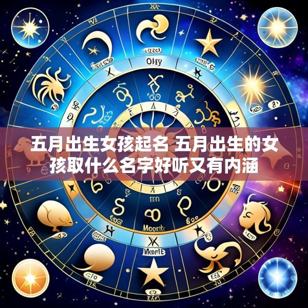五月出生女孩起名 五月出生的女孩取什么名字好听又有内涵