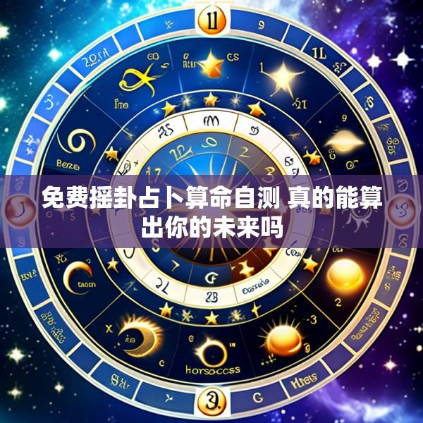 免费摇卦占卜算命自测 真的能算出你的未来吗