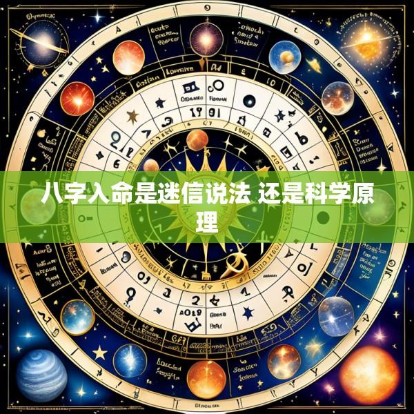 八字入命是迷信说法 还是科学原理