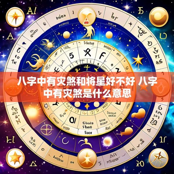 八字中有灾煞和将星好不好 八字中有灾煞是什么意思