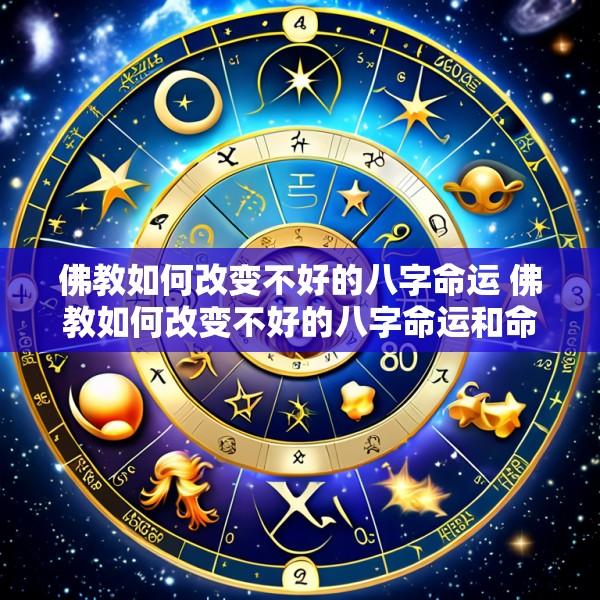 佛教如何改变不好的八字命运 佛教如何改变不好的八字命运和命运