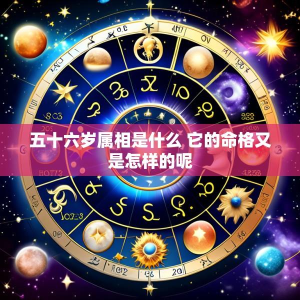 五十六岁属相是什么 它的命格又是怎样的呢