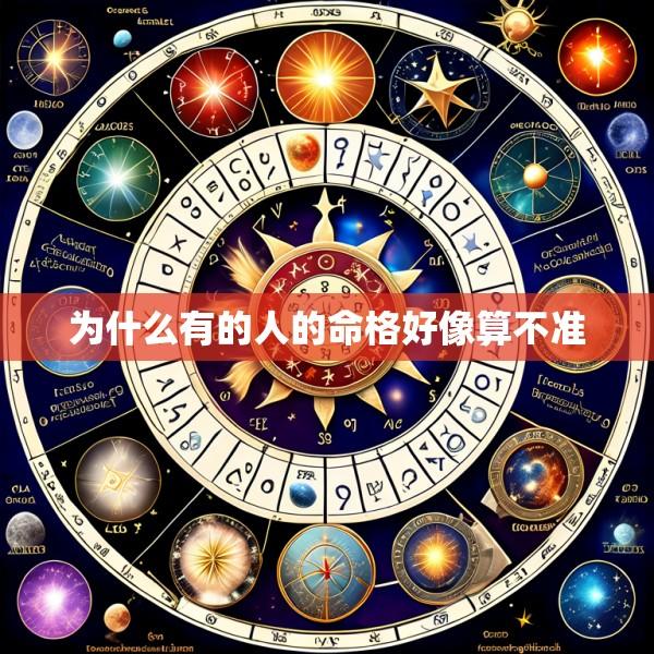 为什么有的人的命格好像算不准