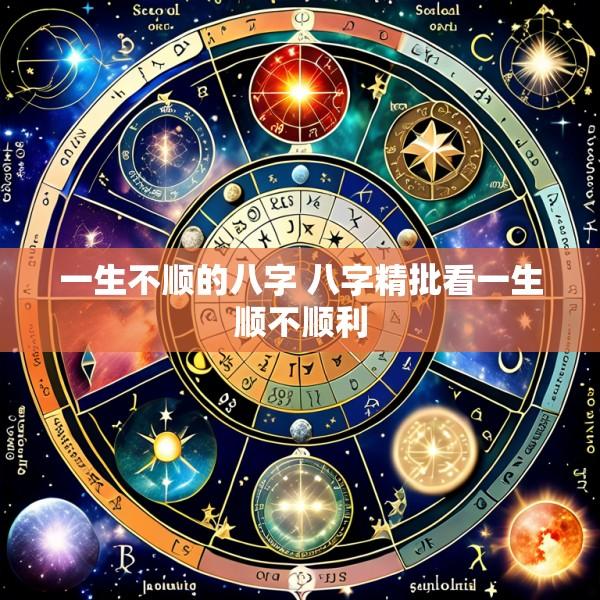 一生不顺的八字 八字精批看一生顺不顺利