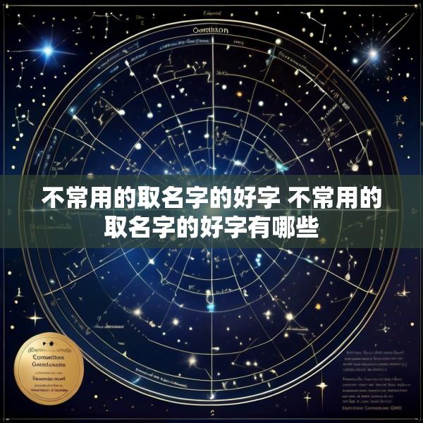 不常用的取名字的好字 不常用的取名字的好字有哪些