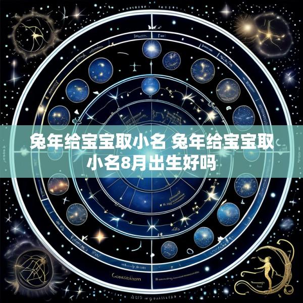 兔年给宝宝取小名 兔年给宝宝取小名8月出生好吗