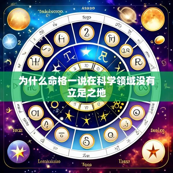 为什么命格一说在科学领域没有立足之地