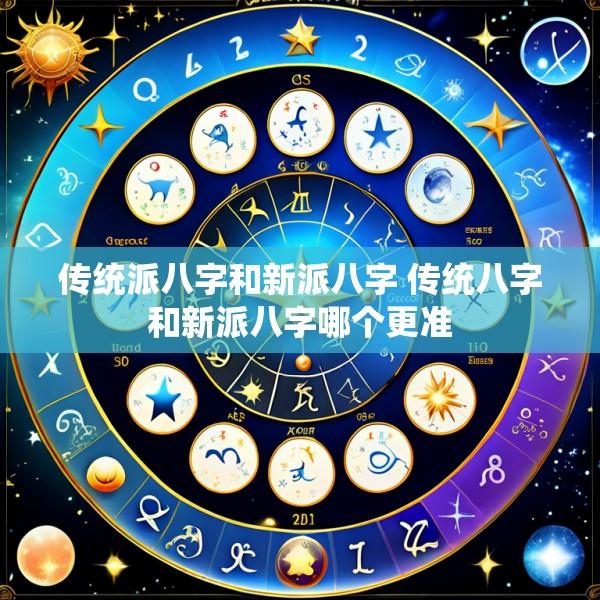 传统派八字和新派八字 传统八字和新派八字哪个更准